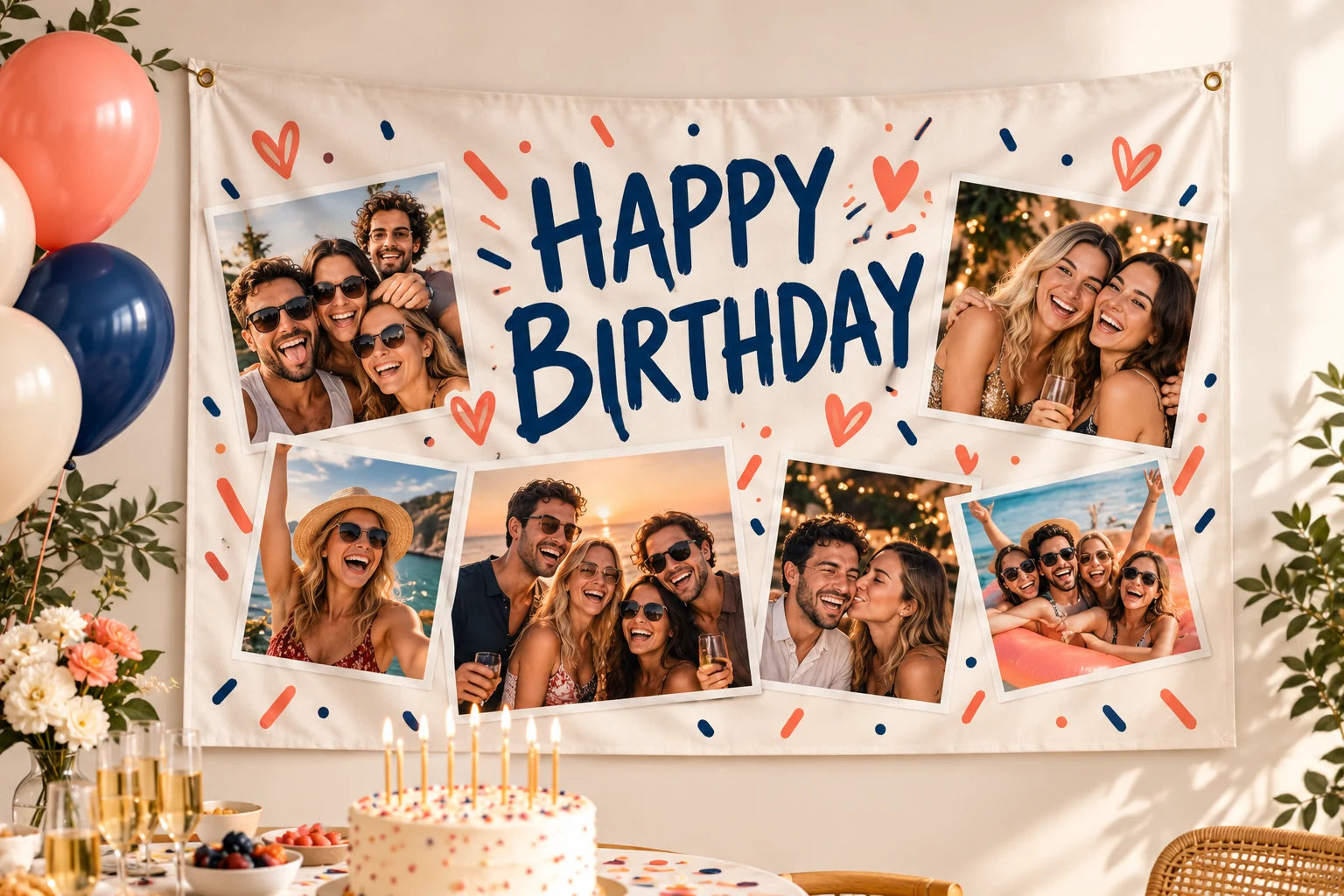 Photo Collage Backdrop — concept image